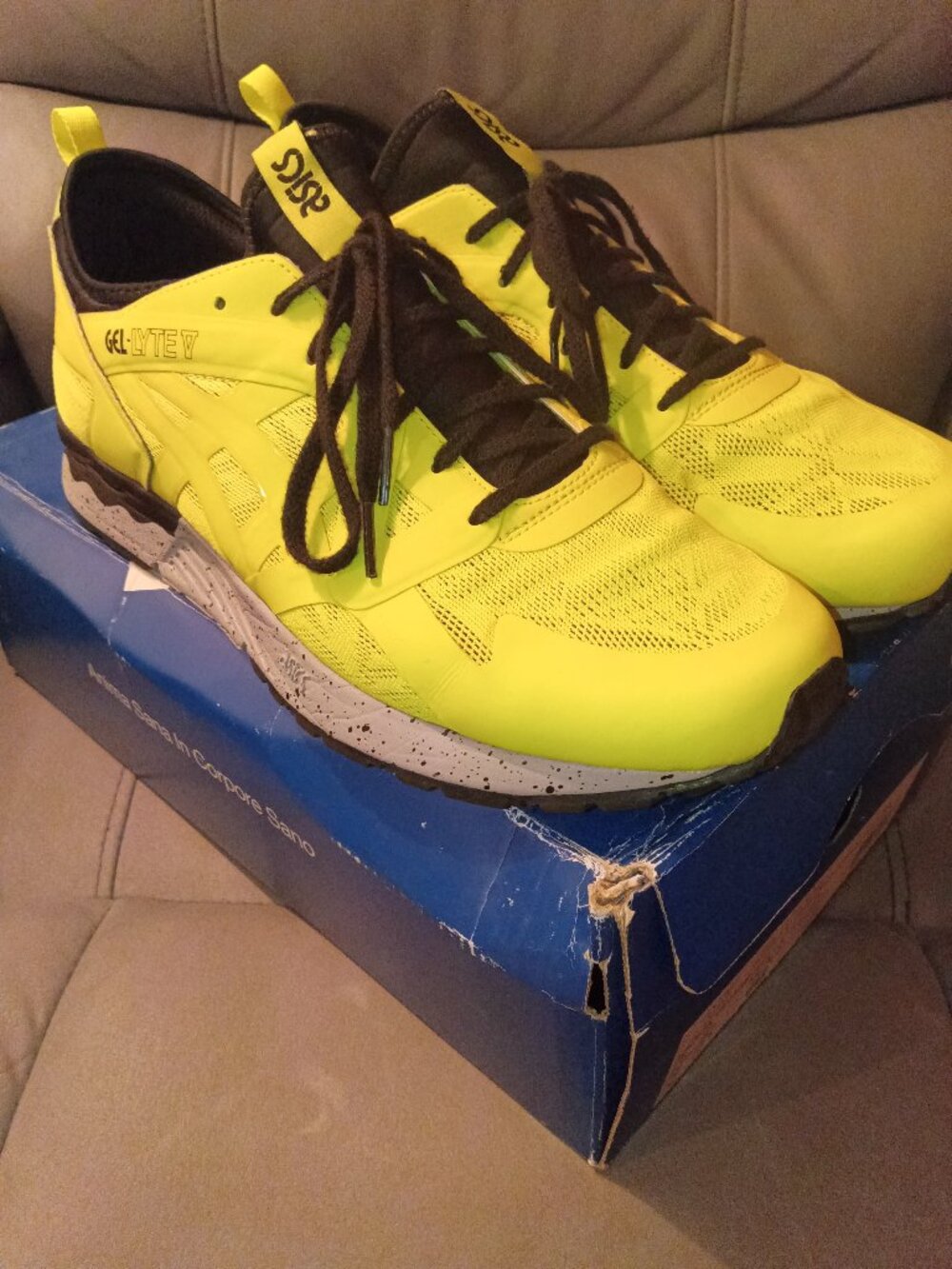 Men's ASICS Gel Lyte 5 NS "Safety Yellow" Size 12